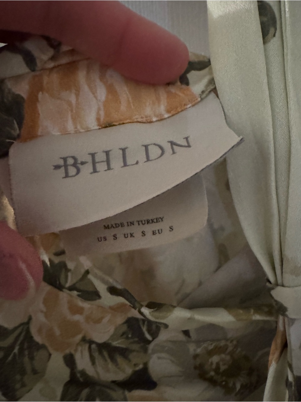 BHLDN Strapless Maxi Dress with Matching Scarf - Picture 7 of 9